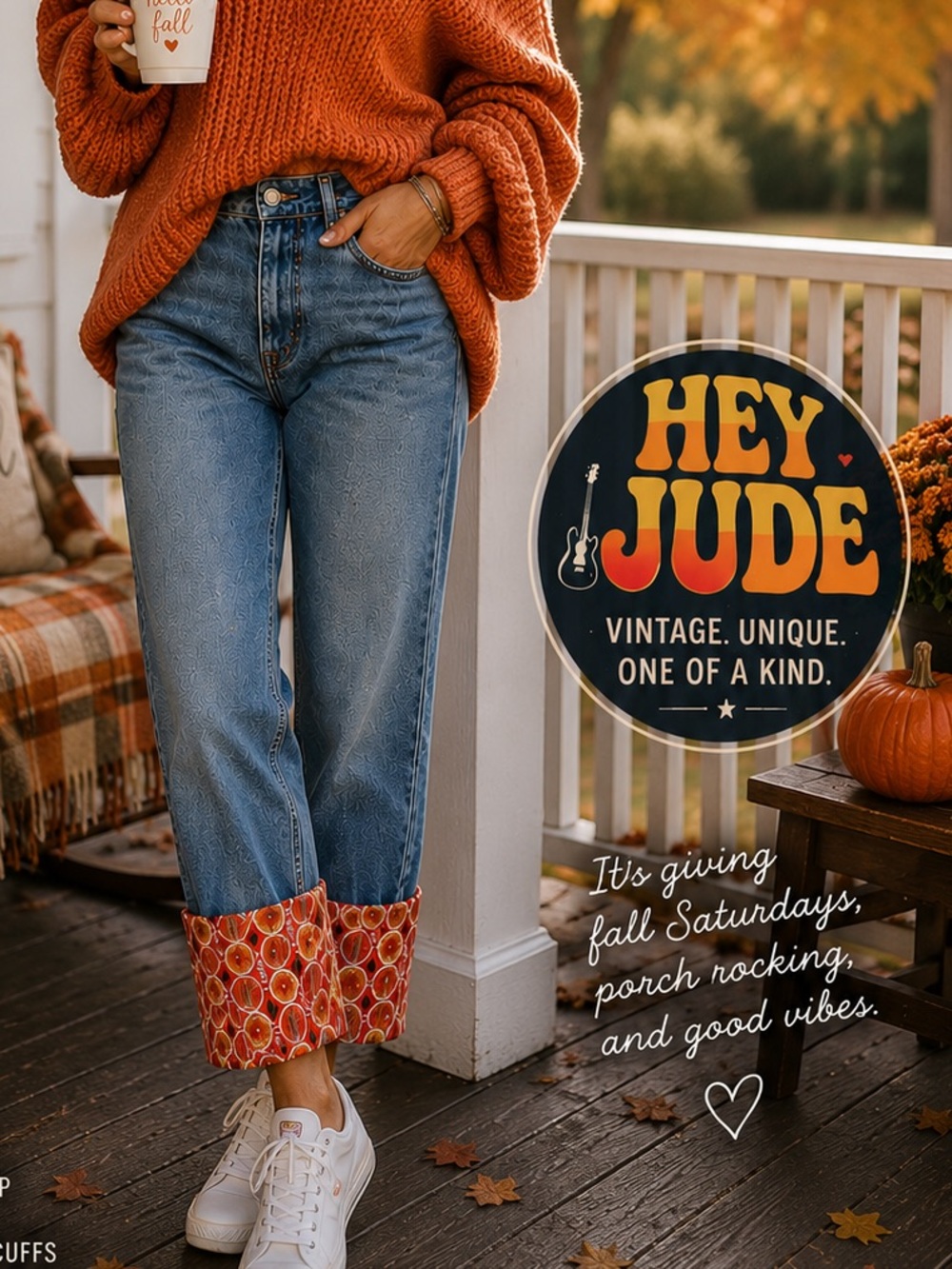 VTG Gap Blue Jeans Artisan VTG Hey Jude Upcycled Mid-Rise Straight Jeans,Size 6